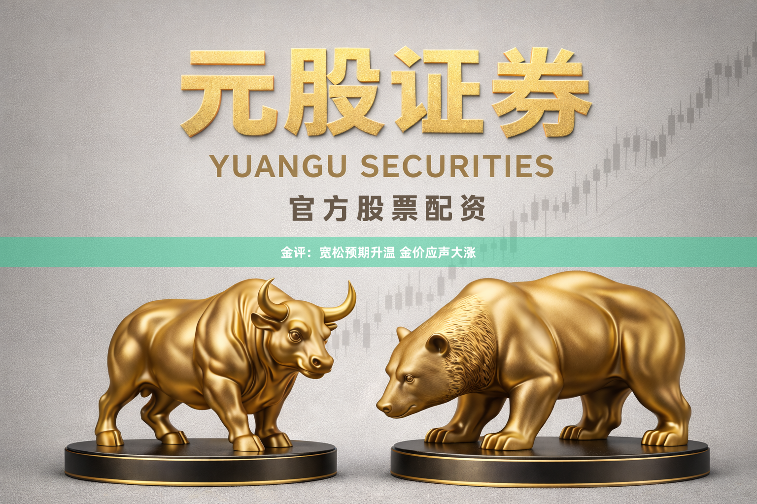 金评：宽松预期升温 金价应声大涨